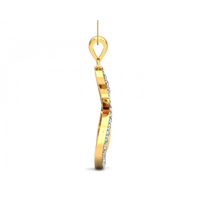Swan Diamond Pendant